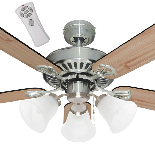 Mercator Hayman Ceiling Fan With Light And Remote In ...