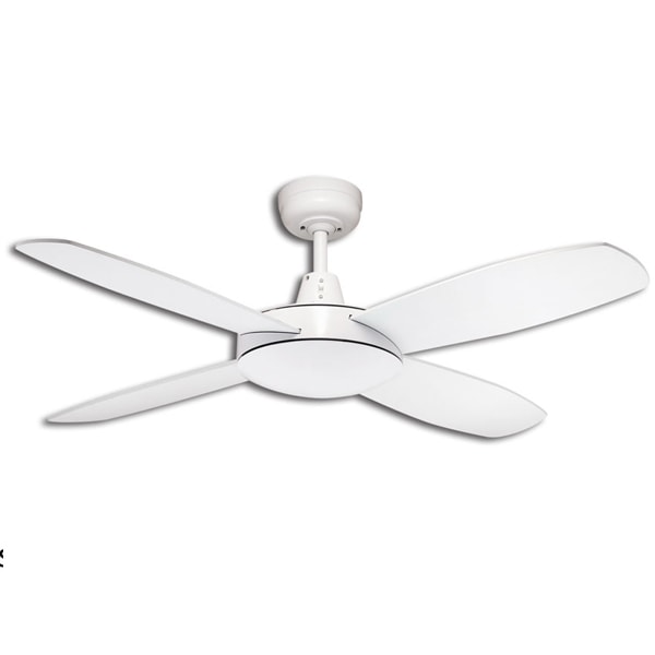 Lifestyle Mini Ceiling Fan In White 42, Mini Ceiling Fans For Bathrooms