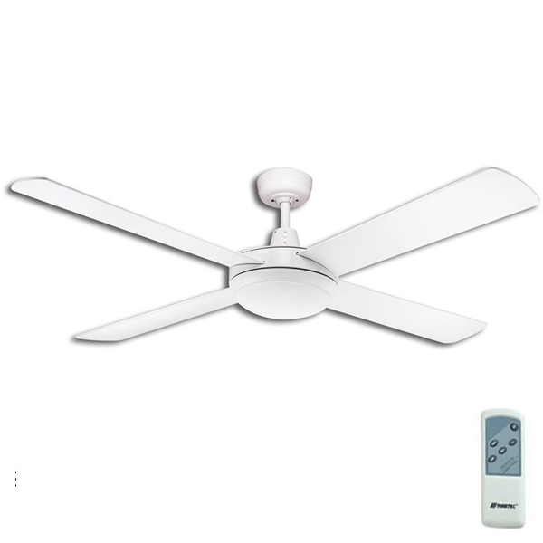 Lifestyle Ceiling Fan With 12w Led Remote By Martec White 52