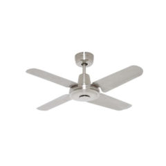 Swift Mini Ceiling Fan Metal Brushed Chrome 36