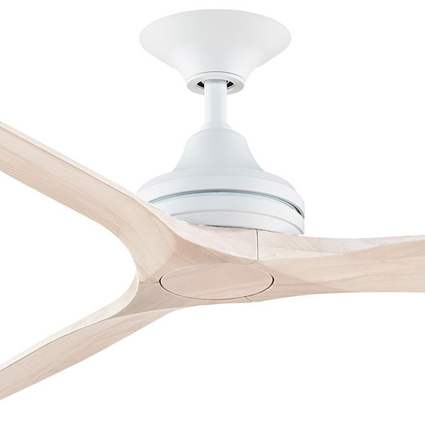 Spitfire Ceiling Fan – Matte White with White Washed Blades 60 ...