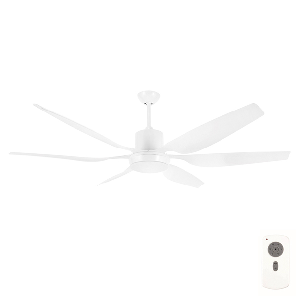 Aviator Large Dc Ceiling Fan With Light Option By Brilliant White 66