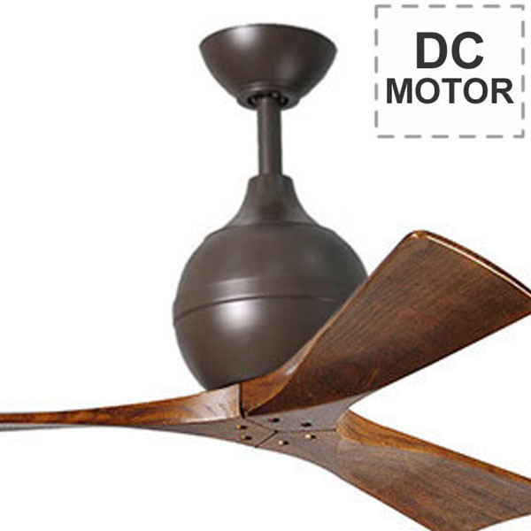 Atlas Irene3 Ceiling Fan with Remote Control Textured Bronze 42"