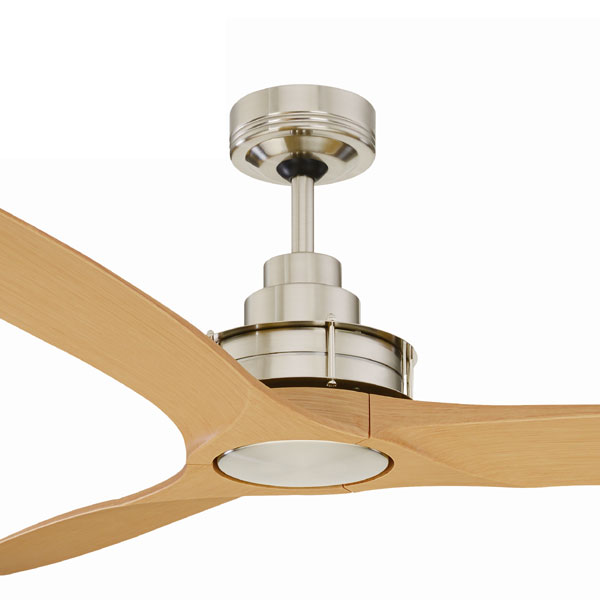 Flinders Ceiling Fan With Wall Control 56 Brushed Chrome