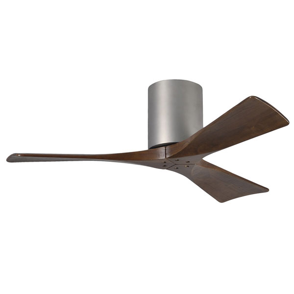 Atlas Irene 3 Hugger Ceiling Fan With, Flush Mount Ceiling Fans With Remote Control
