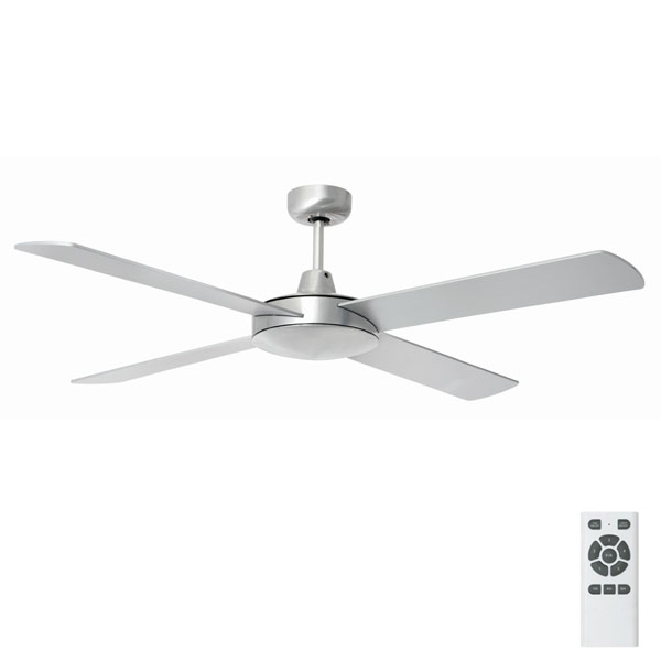 Tempest Dc Ceiling Fan Brushed Aluminium 52