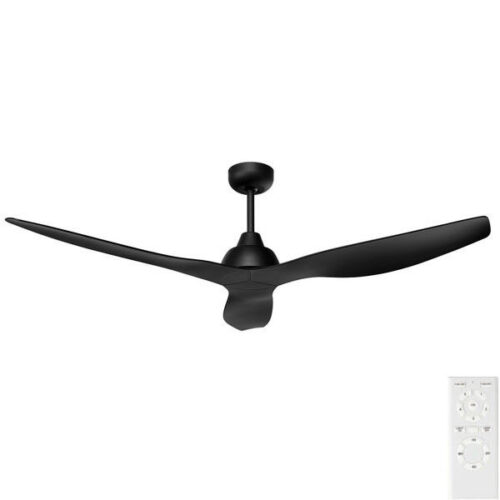 Black Bahama DC Ceiling fan with remote