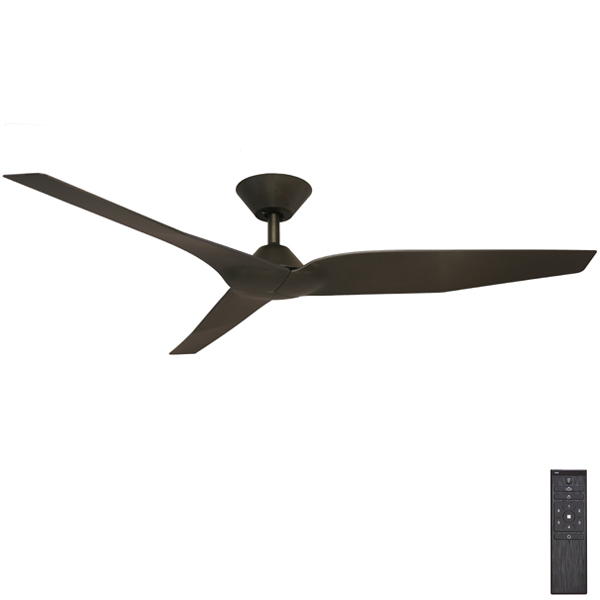 Ceiling Fans For Low Ceilings Profile Infinity I Dc Ceiling Fan With Remote By Fanco Black 54
