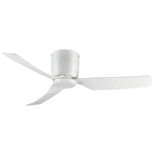 Hugger Low Profile Ceiling Fan By Fanco White 48 Hugger Low Profile Ceiling Fan