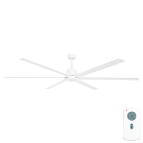 Brilliant Hercules with LED Light in White 84-inches | Ceiling Fans Warehouse Australia