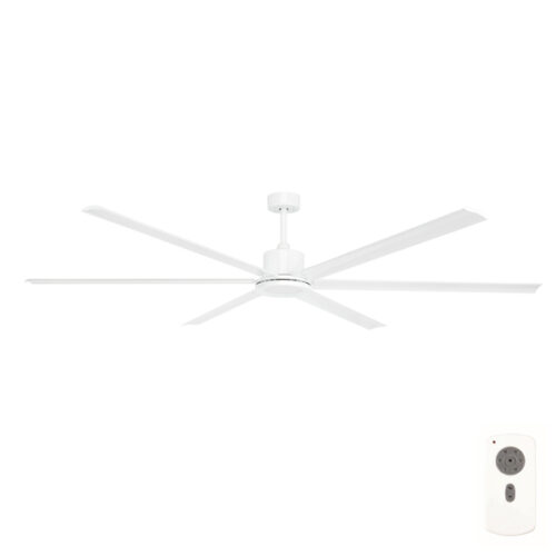Hercules Extra Large Dc Ceiling Fan With Led Light By Brilliant White 84