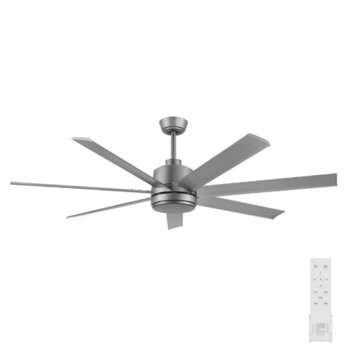 Tourbillion DC Ceiling Fan by Eglo with Remote - Titanium 60"