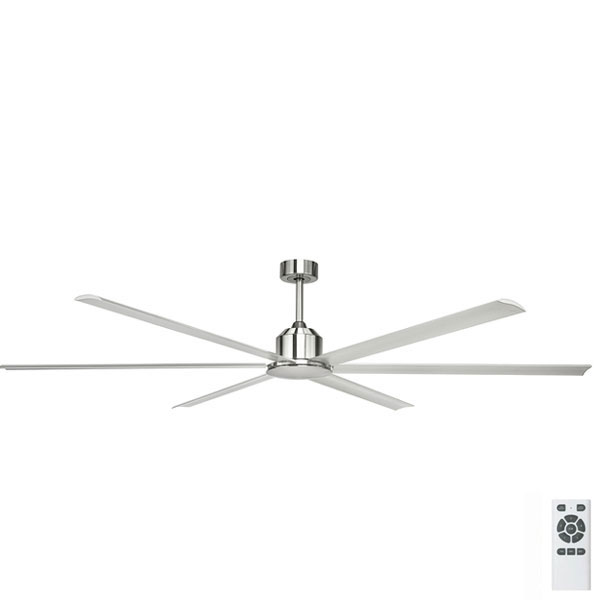 Hercules Extra Large Dc Ceiling Fan By Brilliant Satin Nickel 96