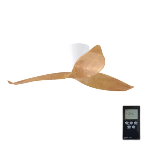 aeratron-ae+3-dc-ceiling-fan-white-with-timber-style-blades-with-remote-control