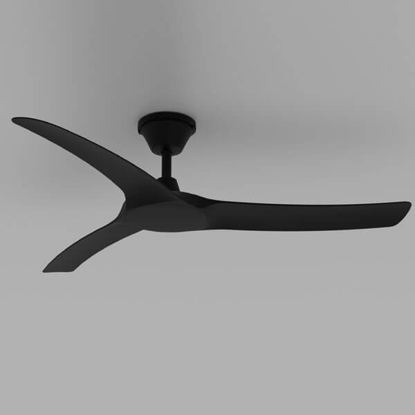Aqua Dc Ip66 Rated Ceiling Fan With Remote Black 52 By Hunter Pacific