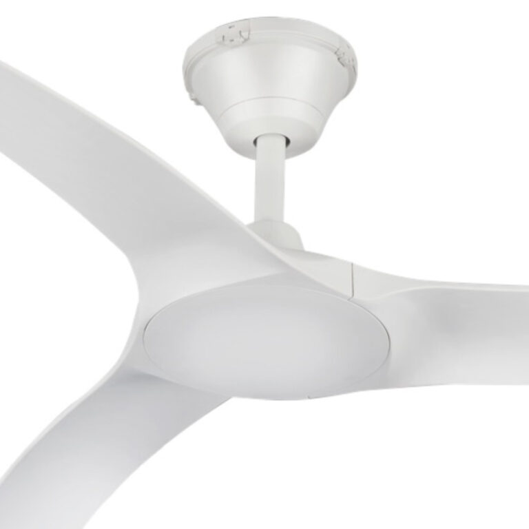 Aqua V2 IP66 Ceiling Fan by Hunter Pacific. White 70