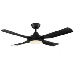 Bondi Ceiling Fan with LED Black