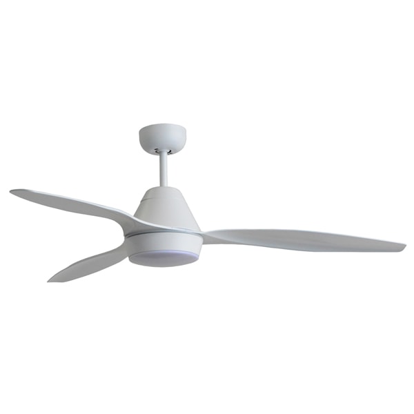 Triumph Ceiling Fan With Led Light By, Contemporary White Ceiling Fan With Light