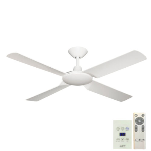 Next Creation V2 DC Ceiling Fan by Hunter Pacific with Wall Control - White 52"