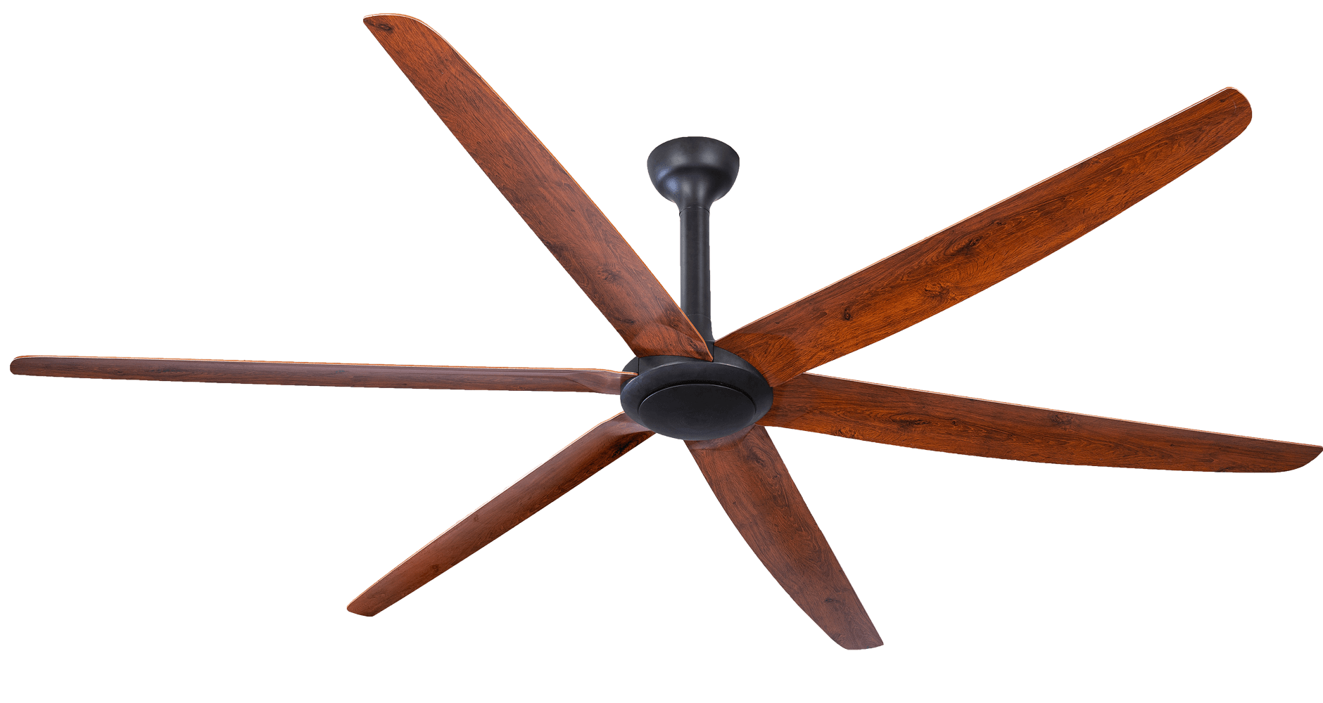 The Big Fan Dc Ceiling Fan With Remote Matt Black With Natural Oak 86 By Hunter Pacific