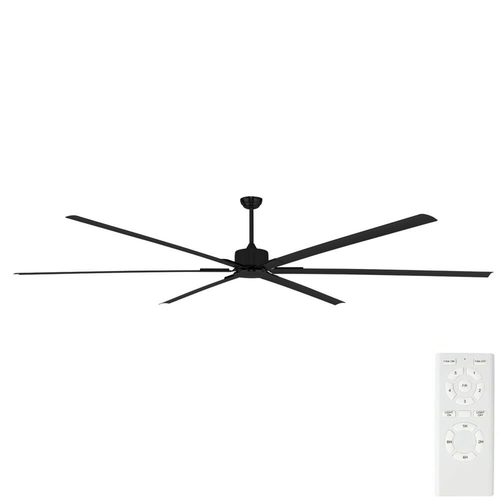 Hercules Max Extra Large Dc Ceiling Fan By Brilliant Black 120