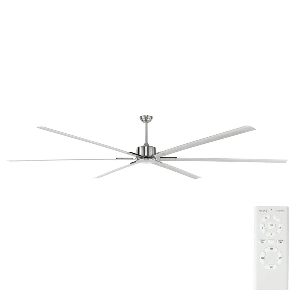 Dc Ceiling Fan Brilliant Satin Nickel, Extra Large Ceiling Fans India