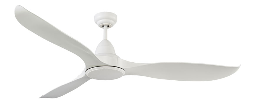 Wave DC Ceiling Fan with LED Light and Remote