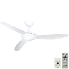 white Polar dc ceiling fan with wall control