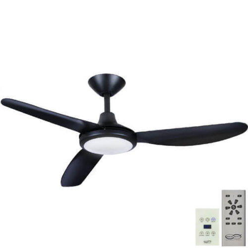 Polar dc ceiling fan with led and wall control and remote - 48