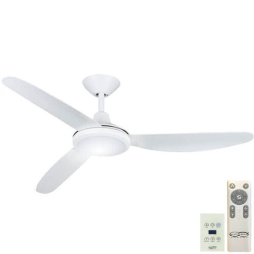 polar v2 hunter pacific white ceiling fan with wall control and remote