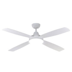 Mercator FC039138WH GRANGE DC II Ceiling Fan with Remote Control 1300mm White 
