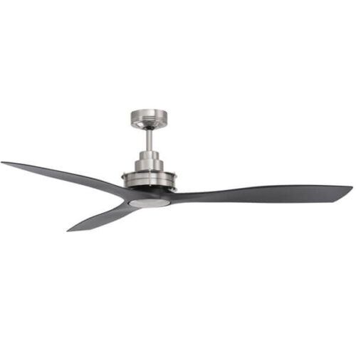Clarence Brushed Chrome Ceiling Fan