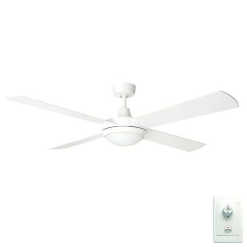 Brilliant Tempest 52" White Ceiling Fan with CCT LED Light