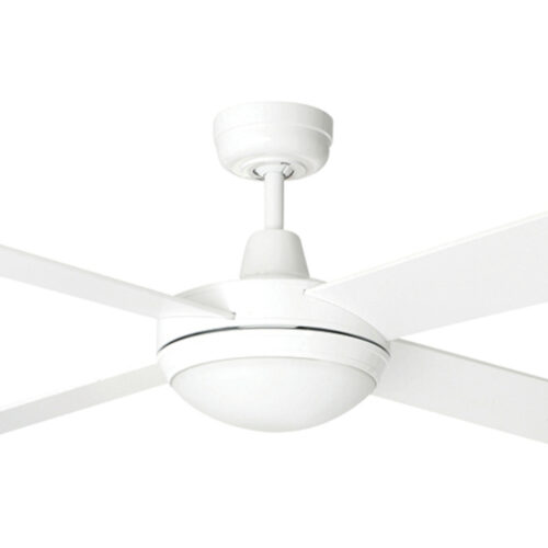 Brilliant Tempest 52" White Ceiling Fan with CCT LED Light Motor