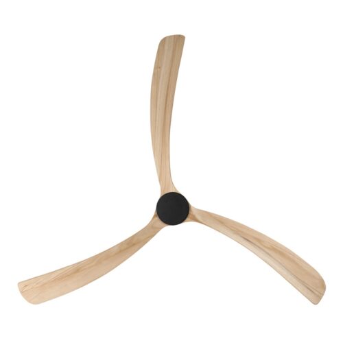 Fanco Sanctuary DC Ceiling Fan 92" - Black/Natural - underside
