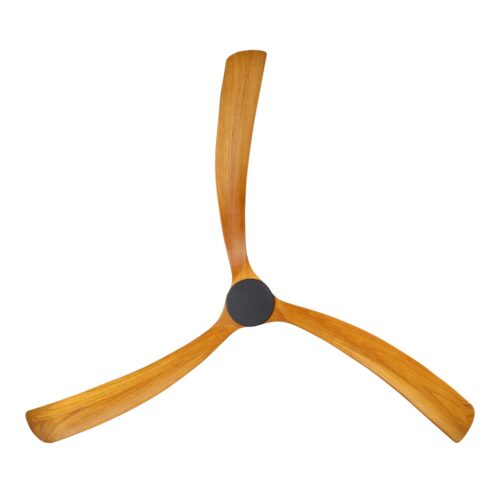 Fanco Sanctuary DC Ceiling Fan 92" - Black/Teak - underside