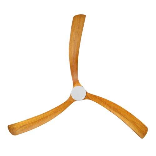 Fanco Sanctuary DC Ceiling Fan 92" - White/Teak - underside