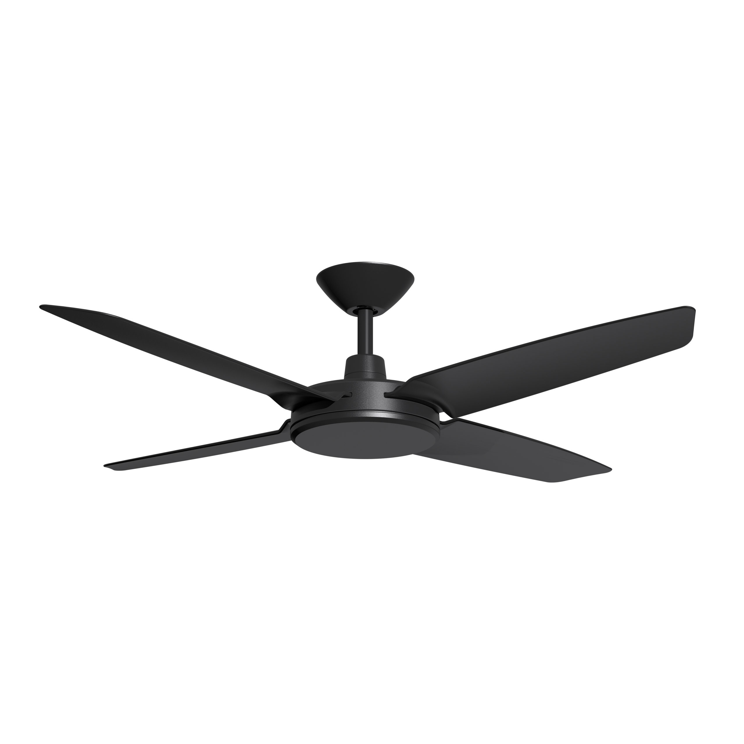 Enviro DC Indoor/Outdoor Ceiling Fan with CCT LED Light - Black 52