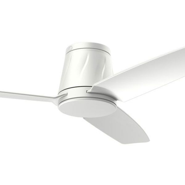 Profile Ceiling Fan By Airborne White 50 1260mm Pdc 350 Wh - Airborne Storm Dc Ceiling Fan With Led Light And Remote White 52