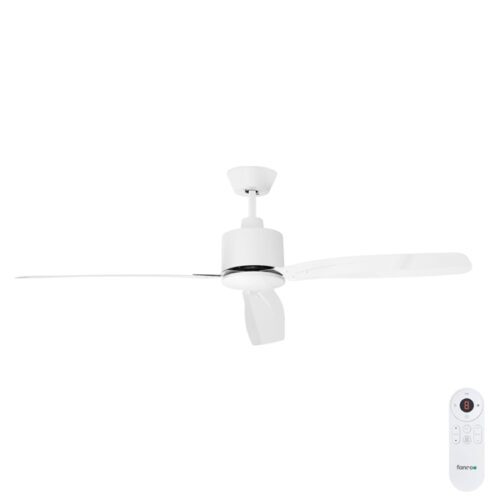 fanco eco motion with remote in white