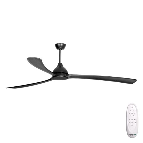 Fanco Sanctuary DC Ceiling Fan 86" - Black - main