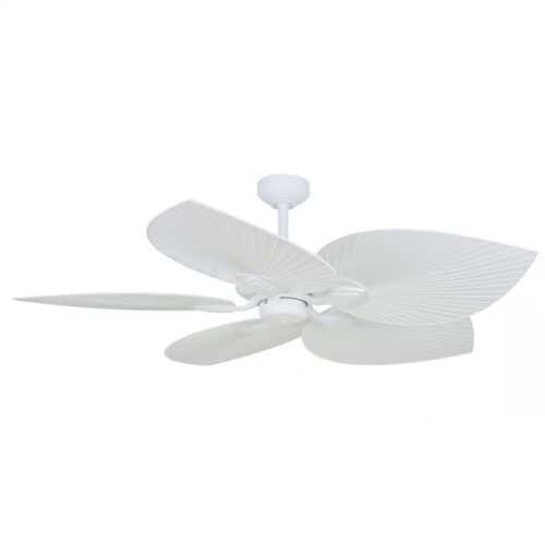 Tropicana Outdoor AC Ceiling Fan by Three Sixty – Matte White 54″