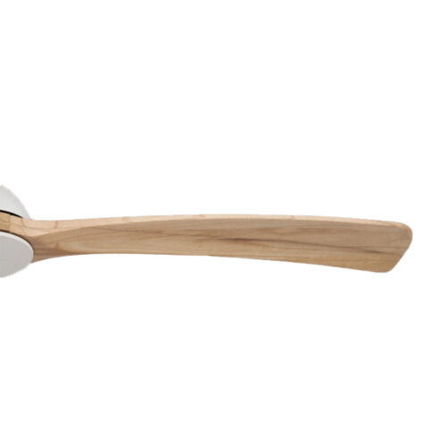 Sanctuary DC Ceiling Fan 70" by Fanco - White with Natural Timber Blades