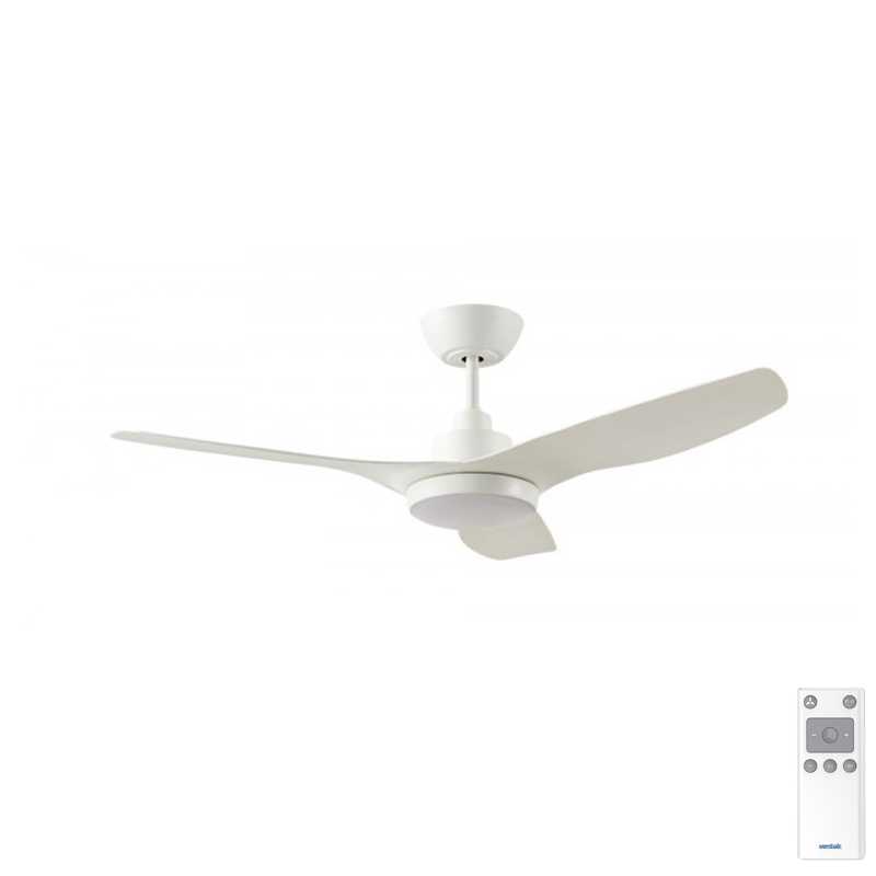Ventair Dc3 Ceiling Fan With Cct Led, White Ceiling Fan With Light And Remote Control