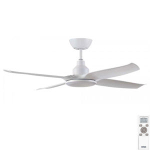 Skyfan Blade Ceiling Fan Dc Motor With Cct Led Light In White