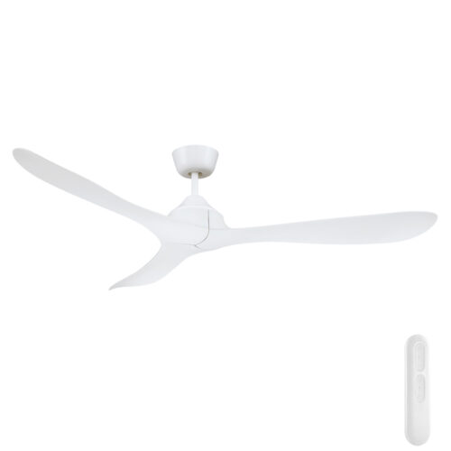 Juno DC Ceiling Fan by Mercator - White 56"