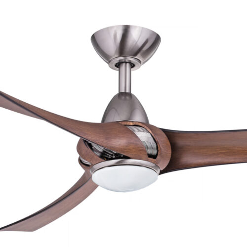 Three Sixty 52-inch Arumi V2 with Light in Pewter with Koa blades Motor