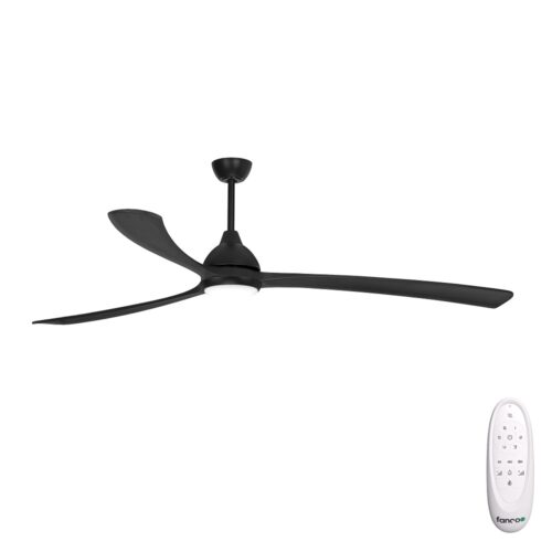 Fanco Sanctuary DC Ceiling Fan 86" - Black - main
