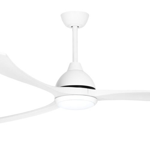 Fanco Sanctuary DC Ceiling Fan 86" - White with LED Light- close up