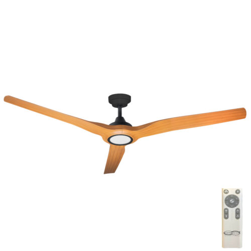 hunter-pacific-radical-3-dc-ceiling-fan-with-led-light-in-matte-black-with-bamboo-blades-60-inch